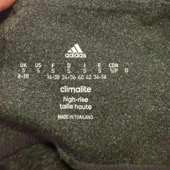 Women’s Gray Adidas Workout Capris - Picture 4 of 8